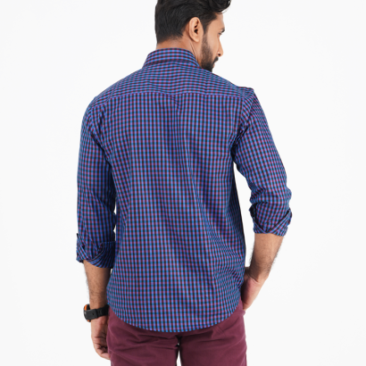 Men's Long-Sleeve non-Stretch Cotton Formal Shirt