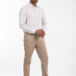 Men's Classic Fit Cotton Stripe Long Sleeve Shirt (Premium)