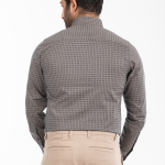 Men's Slim-Fit AOP Long Sleeve Shirt