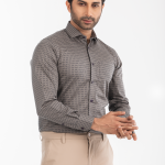 Men's Slim-Fit AOP Long Sleeve Shirt