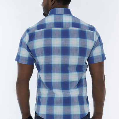 Men's Slim-Fit Normal-Sleeve Cotton Shirt