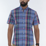 Men's Short Sleeve Cotton Slim Fit Shirt