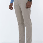 Men's Slim-Fit Flat-Face Chinos Twill Pant