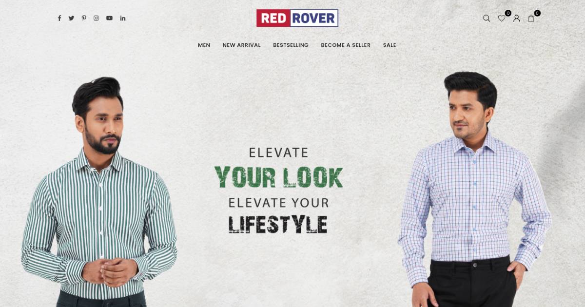 Red Rover: Premium Men's Shirts | Style & Comfort in Bangladesh